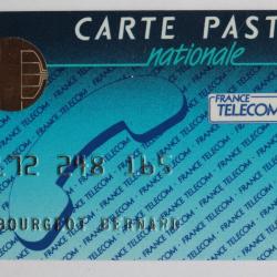 Télécarte à puce Bull France Carte Pastel nationale Démonstration