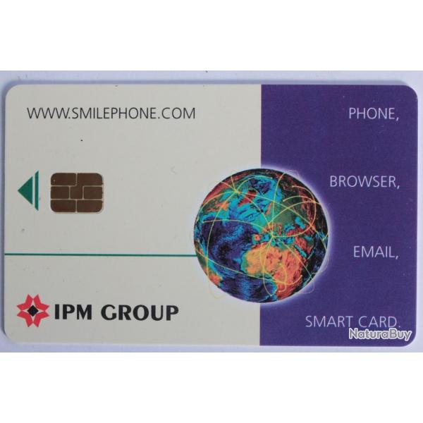 Carte  puce Smart card Smilephone IPM Group Italie