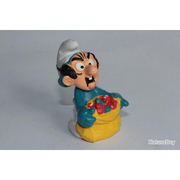 Figurine Schtroumpf avec masque de Gargamel 20199