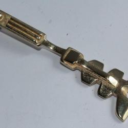 Pendentif design bronze doré Michèle FORGEOIS