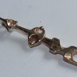 Pendentif design bronze doré Michèle FORGEOIS