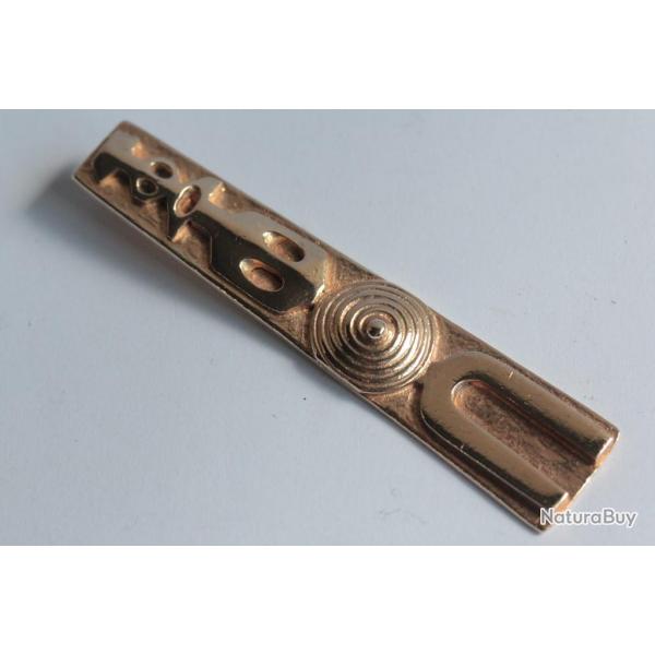 Pendentif design bronze dor Michle FORGEOIS