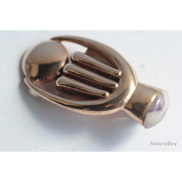 Pendentif design bronze cuivr Michle FORGEOIS