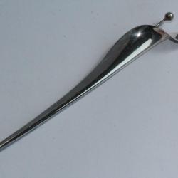 Broche design bronze argenté Michèle FORGEOIS Bijoux