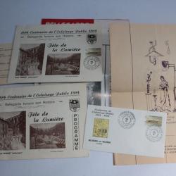 Programme fête du centenaire de l'éclairage Public 1984 Bellegarde
