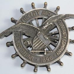 Presse papier United States Fidelity and guaranty company 1896 Assurance