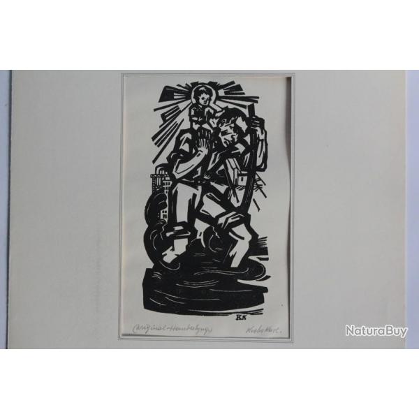 Bois grav original Krebs Karl Auf der Flucht