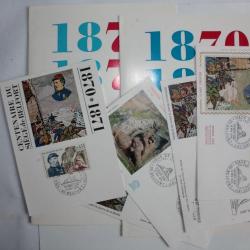 Lot centenaire du siècle de Belfort FDC 1970 Timbres