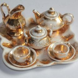Dînette Service à thé de poupée porcelaine Vieux Paris
