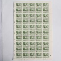 Feuille 50 timbres Suisse nation unies Office européen 1950 neufs