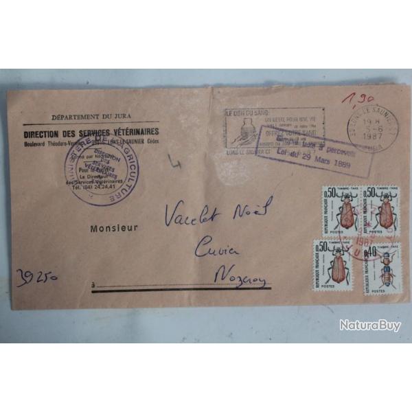 Enveloppe France don du sang ministre de l'agriculture 1987