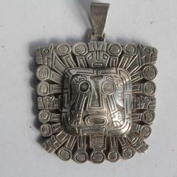 Pendentif argent Sud américain