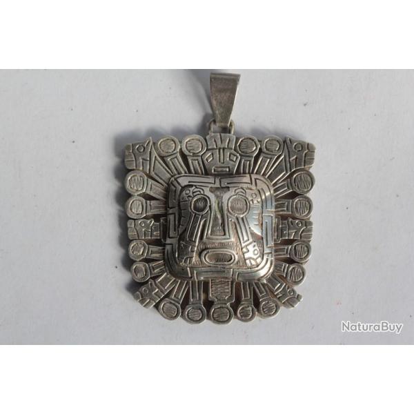 Pendentif argent Sud amricain