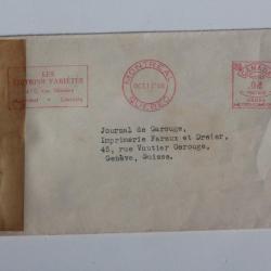 Enveloppe Canada les éditions variétés 1944 censor