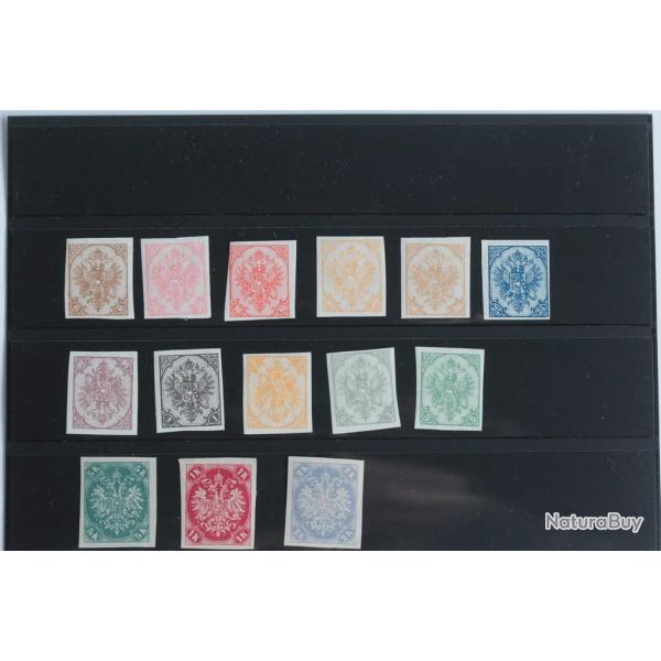 Timbres Bosnie-Herzgovine armoirie non dentel 1900