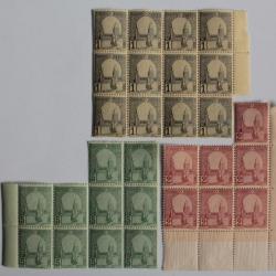 Timbres Tunisie bloc x12 grande mosquée 1906 neufs