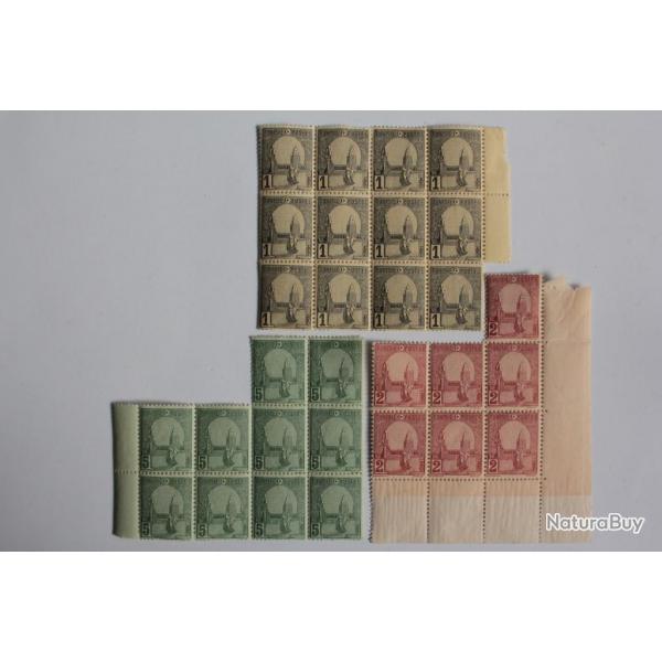 Timbres Tunisie bloc x12 grande mosque 1906 neufs