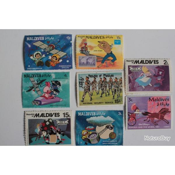 Timbres Republic of Maldives neufs 1986