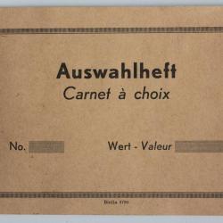 Timbres Carnet à choix Suisse oblitéré sur charnière