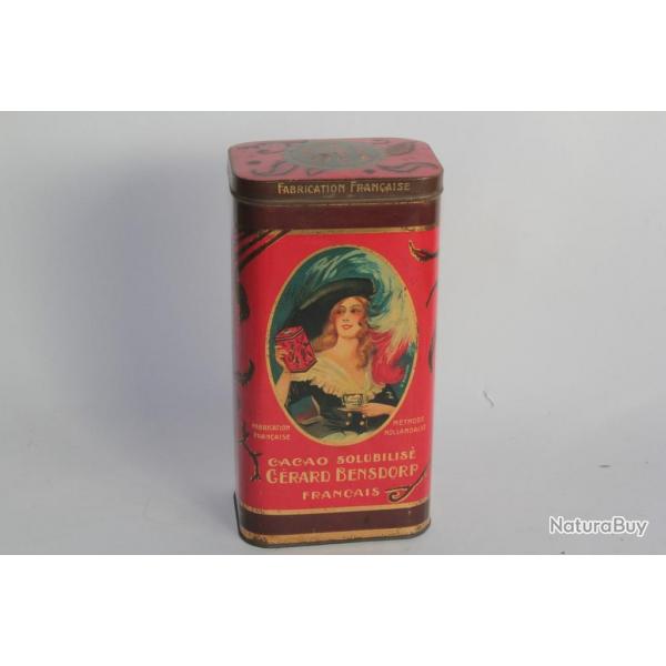 Bote chocolat Cacao tle lithographie Grard Bensdorp