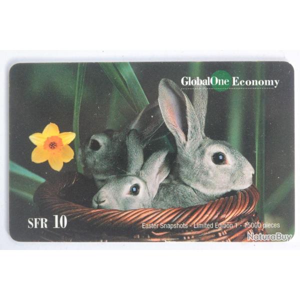Carte tlphonique GlobalOne Economy Easter Snapshots Limited edition