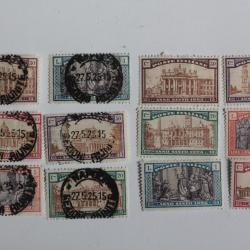 Timbres Italie commémoration de l'année sainte 1924 neufs