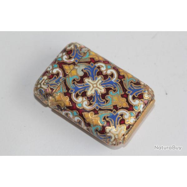 Boite  feu boite d'allumettes maux cloisonns Pyrogne