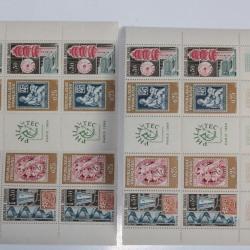 Timbres France Feuille philatec séparé 1964 neufs
