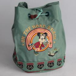 WALT DISNEY Sac à dos vintage Mickey Mouse Road 66