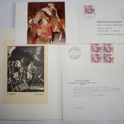 Timbre Suisse nouveau motif le héraut PJ + photo 1977