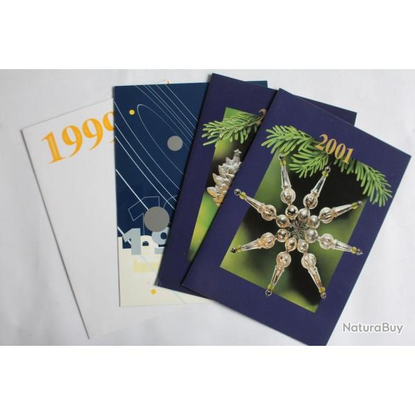 Timbre Suisse bloc x4 PJ nouvelle anne 1999  2001