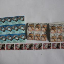 Timbres Pays-Bas blocs x9 Événements historiques 1975