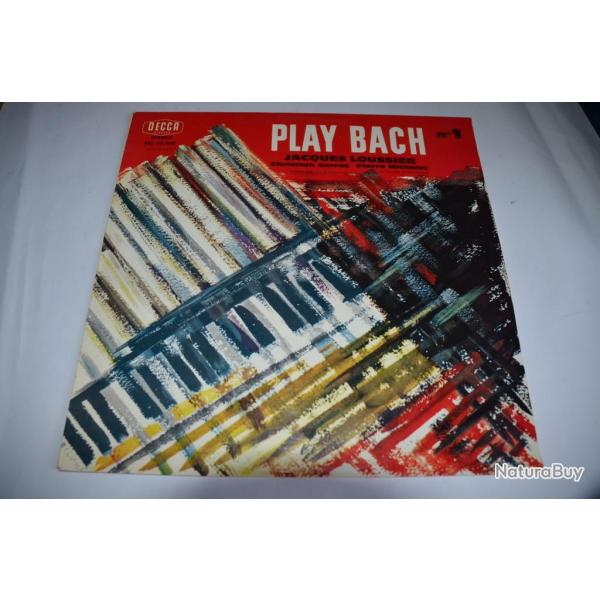 Vinyle 33T Classique J. Loussier  C. Garros P. Michelot - Play Bach No.1