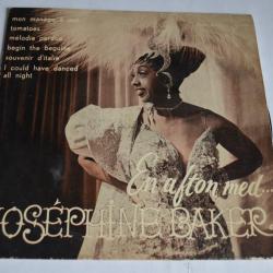 Vinyle 45T  Chanson Joséphine Baker ?- En Afton Med ...