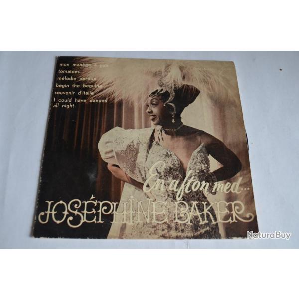 Vinyle 45T  Chanson Josphine Baker ?- En Afton Med ...