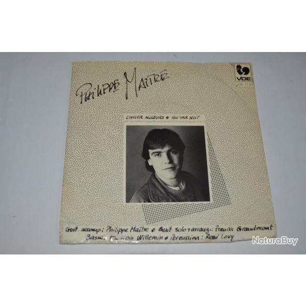 Vinyle 45T Chanson  Philippe Matre ?- L'Hiver Ailleurs