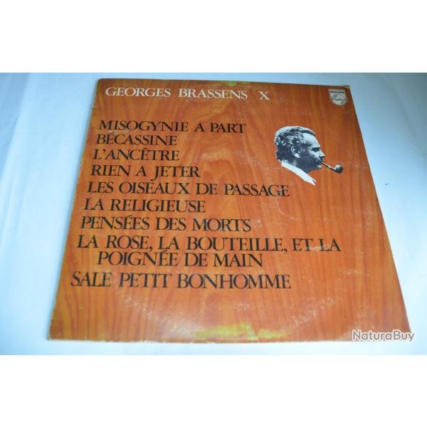 Vinyle 33T Chanson Georges Brassens ?- X