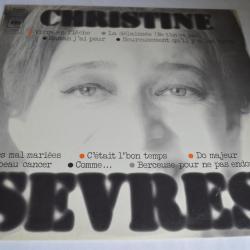 Vinyle 33T Chanson  Christine Sèvres ?- Vivre En Flêche
