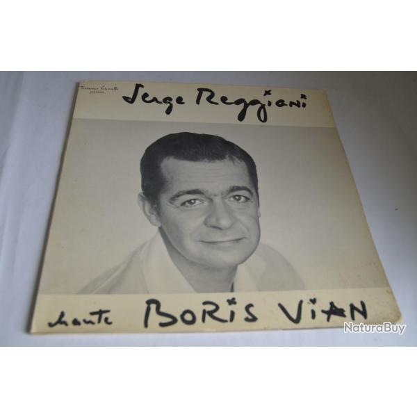 Vinyle 33T Chanson Serge Reggiani ?- Chante Boris Vian