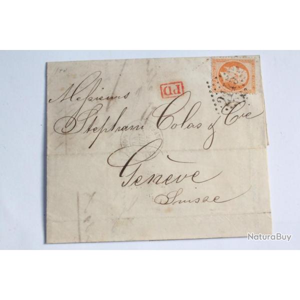 Pli marque postale France empire laur  40c 1965 obl 2145