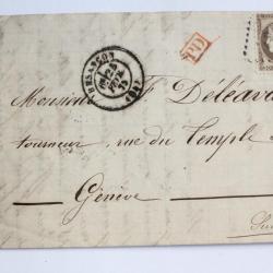 Pli marque postale France Cérès IIIe république 30c 1975