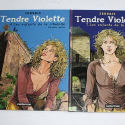 BD Tendre Violette T6 et T7 SERVAIS
