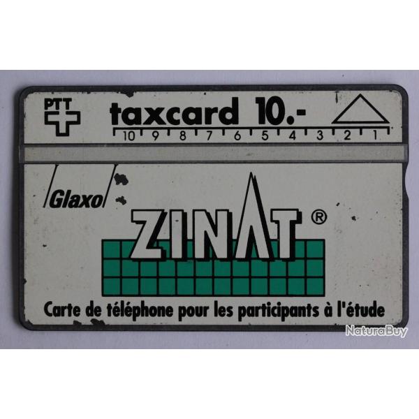 Tlcarte L&G Zinat Glaxo AG franais 912E Suisse 1989