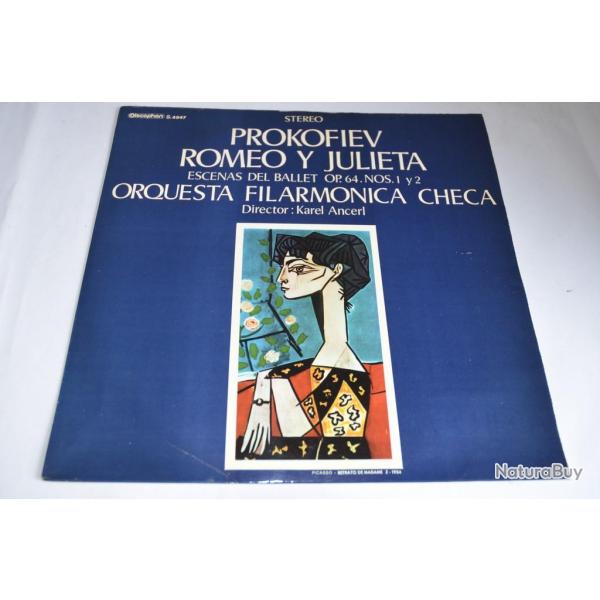 Vinyle 33T Classic Prokofiev Romeo y julieta Escenas del ballet OP.64