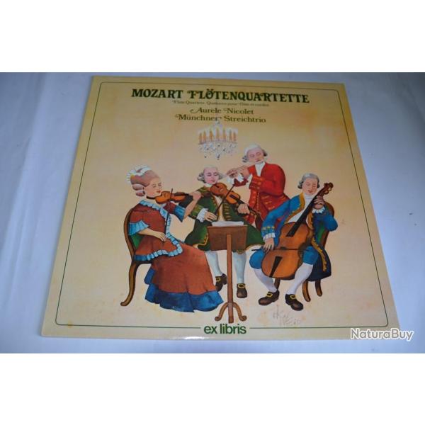 Vinyle 33T Classic Mozart Fltenquartette - A. Nicolet