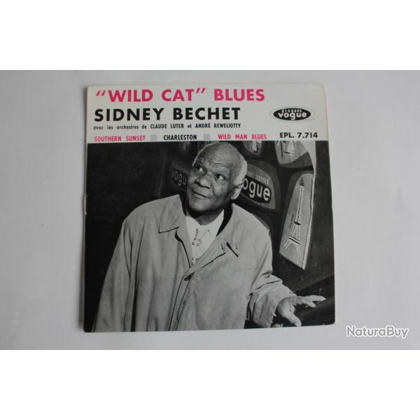 Vinyle 45T Jazz  Sidney Bechet ?- Wild Cat Blues