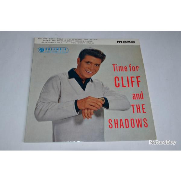 Vinyle 45T Pop Rock Time For Cliff And The Shadows
