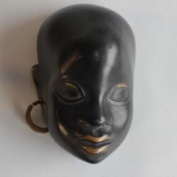 Karl HAGENAUER Masque africain Bronze Viennois