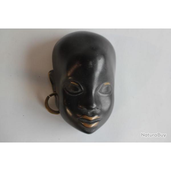 Karl HAGENAUER Masque africain Bronze Viennois