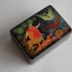Petite Boîte laquée Russe Palekh 1971